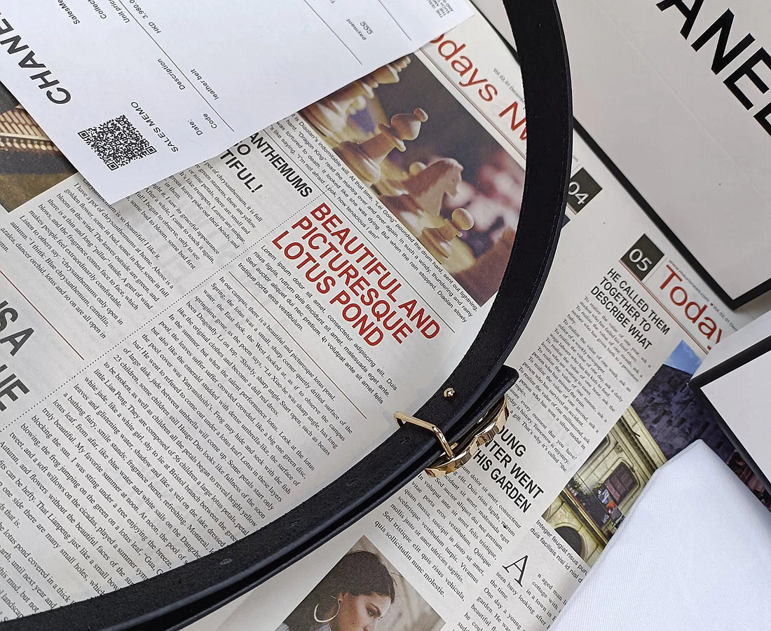 2025 5 Colors Double C Rhinestone Belt