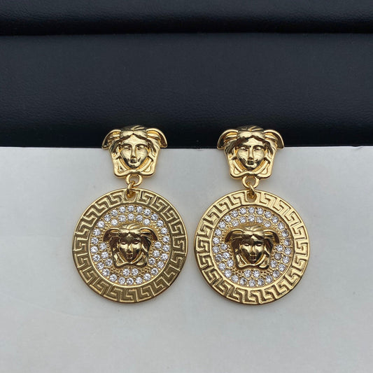 2025  Fashion Avatar Maze Diamond Earrings
