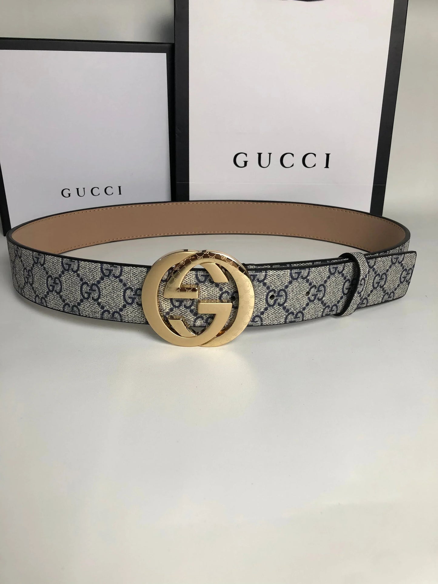 2025 3 Colors printed letter leather belt