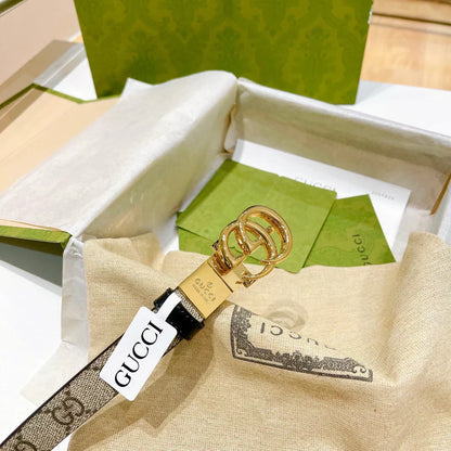 2025 Reversible belt with buckle, width 2.0cm