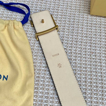 2025 Double-faced calfskin belt width 4.0