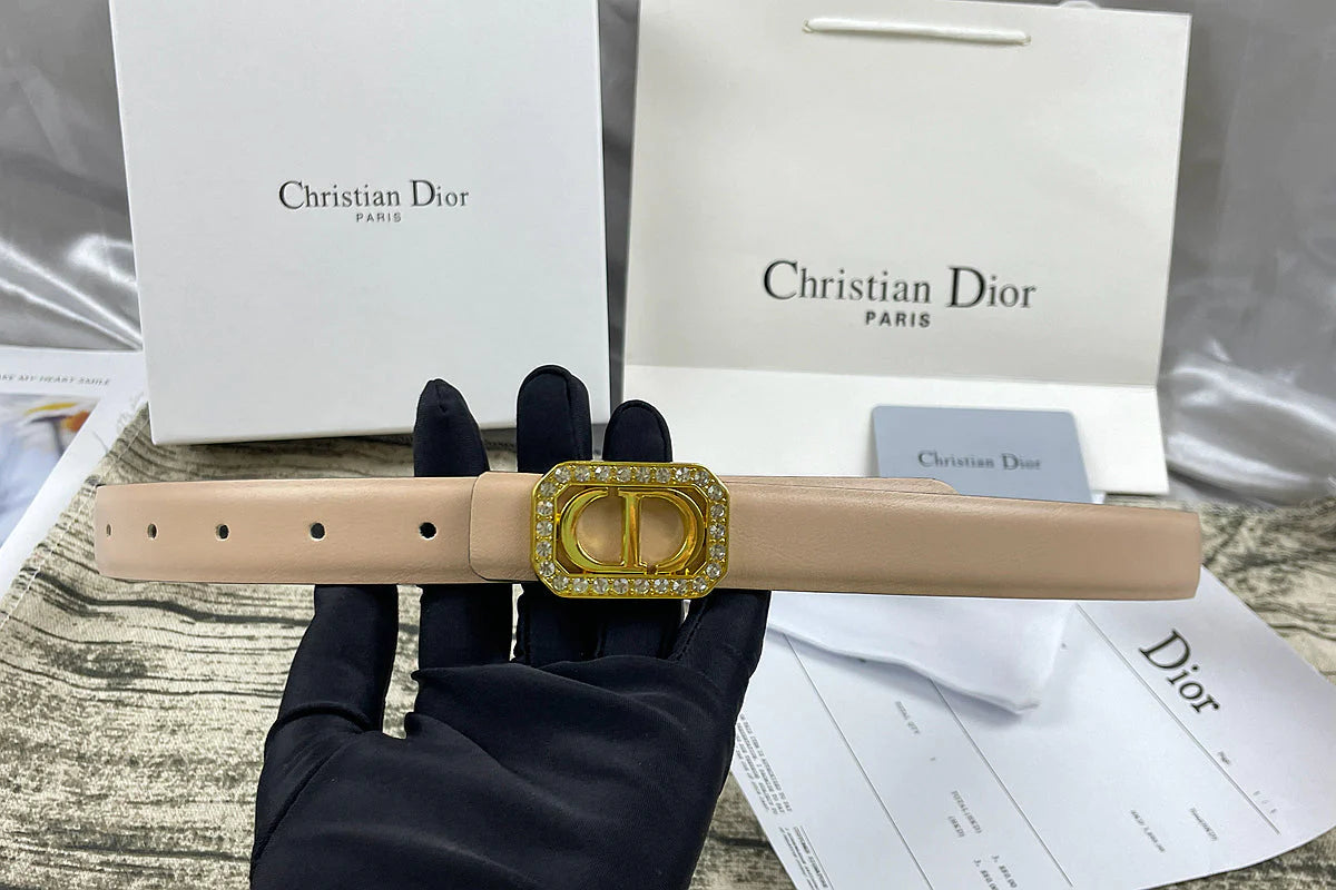 2025 6 Colors  CD rhinestone plain belt