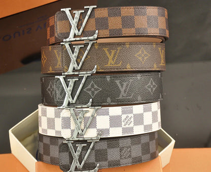 2025 5 Colors  four-leaf clover pattern printed belt