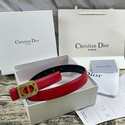 2025 6 Colors  CD rhinestone plain belt