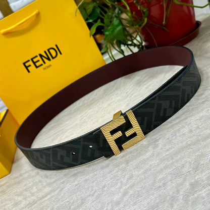 2025 Double ring reversible enamel metal belt width 4.0CM