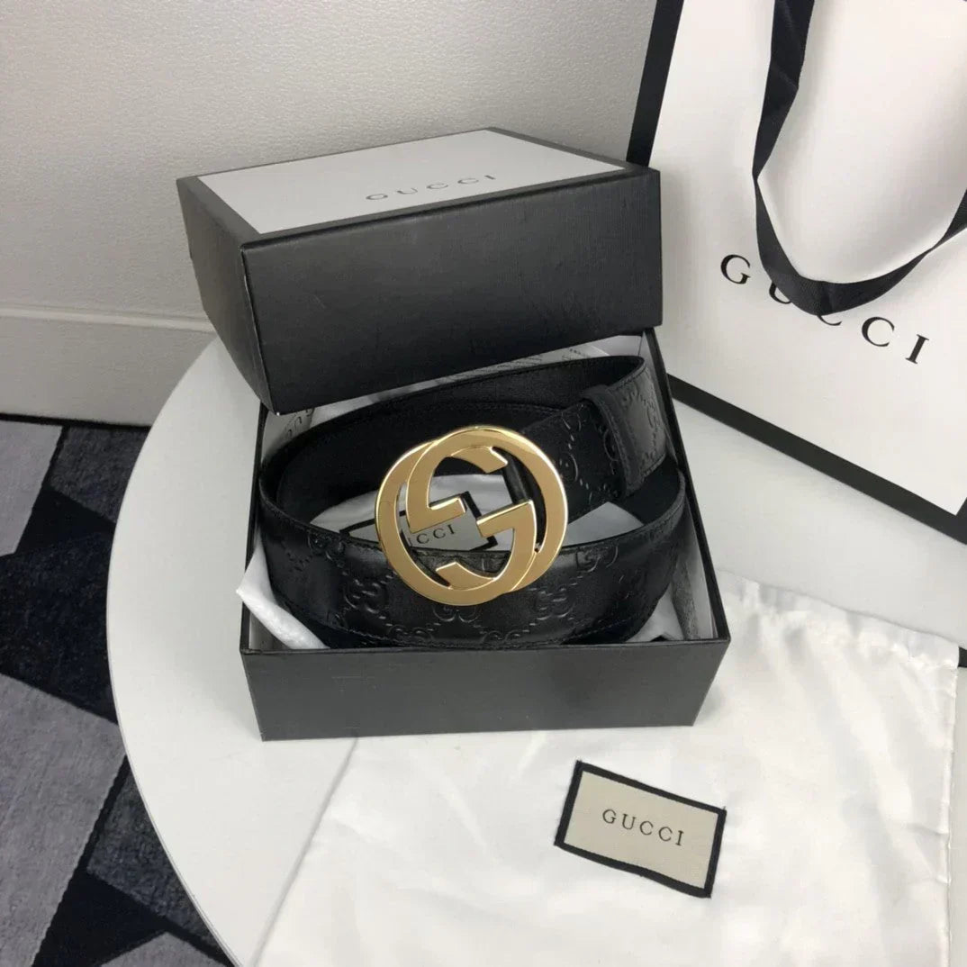 2025 Steel buckle printed belt 3.8cm