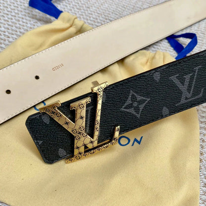 2025 Double-faced calfskin belt width 4.0