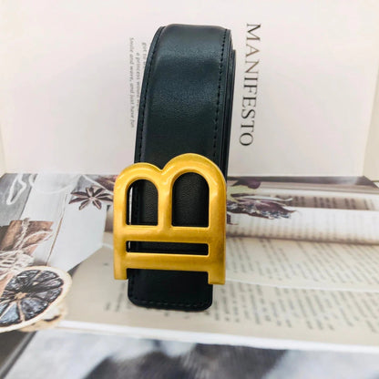 2025 3 Colors Fashion letter leather belt